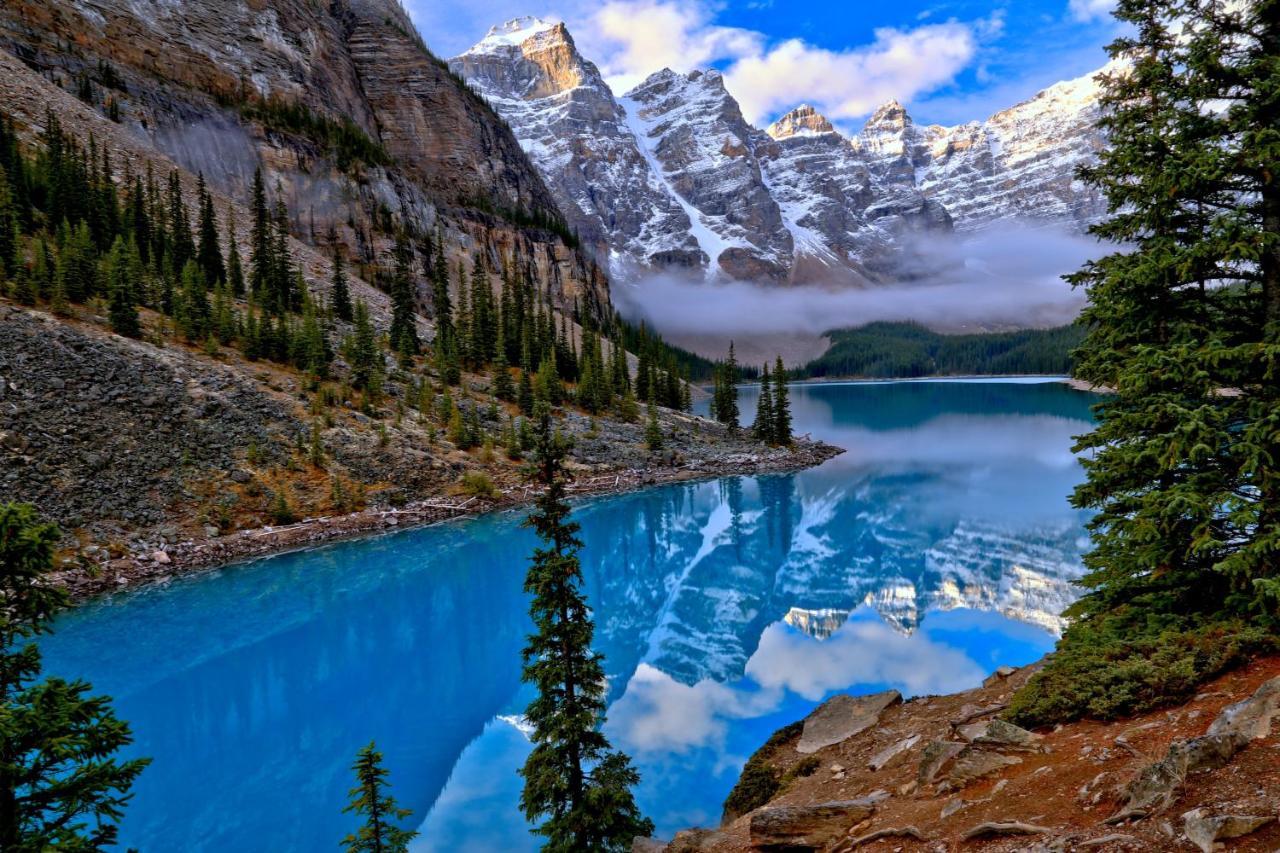Spectacular Mountain View Corner Unit Pool Hot Tub Park Pass Canmore Exterior photo