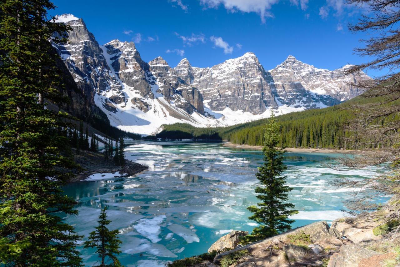 Spectacular Mountain View Corner Unit Pool Hot Tub Park Pass Canmore Exterior photo